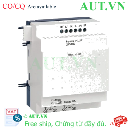 Ảnh của Module Digital Schneider I/O Zelio SR3 10I/O SR3XT101BD