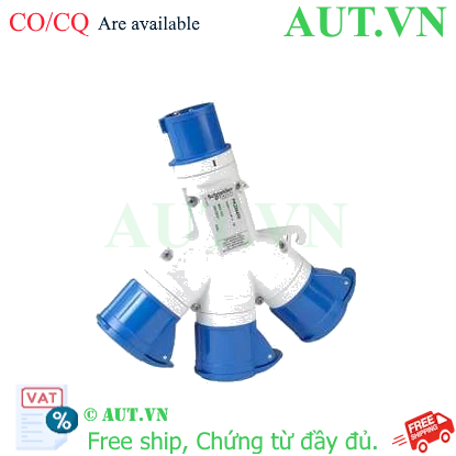 Ảnh của Ổ nối 3 ngả Schneider PKZM409, 16A, 2P+E, 230V