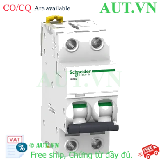 Ảnh của MCB Schneider A9F94250 50A 15kA 2P