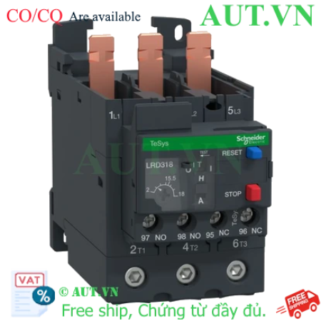 Ảnh của Rơ le nhiệt Schneider LRD318 (12-18A) Chính Hãng | AUT VN