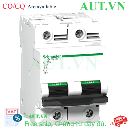 Ảnh của MCB Schneider A9N18360 63A 10kA 2P