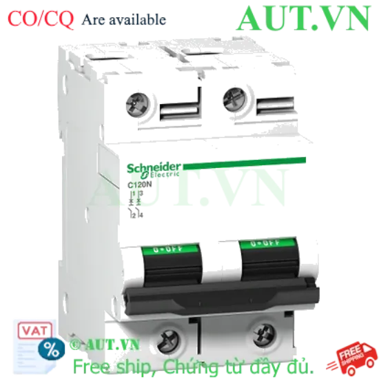 Ảnh của MCB Schneider A9N18360 63A 10kA 2P