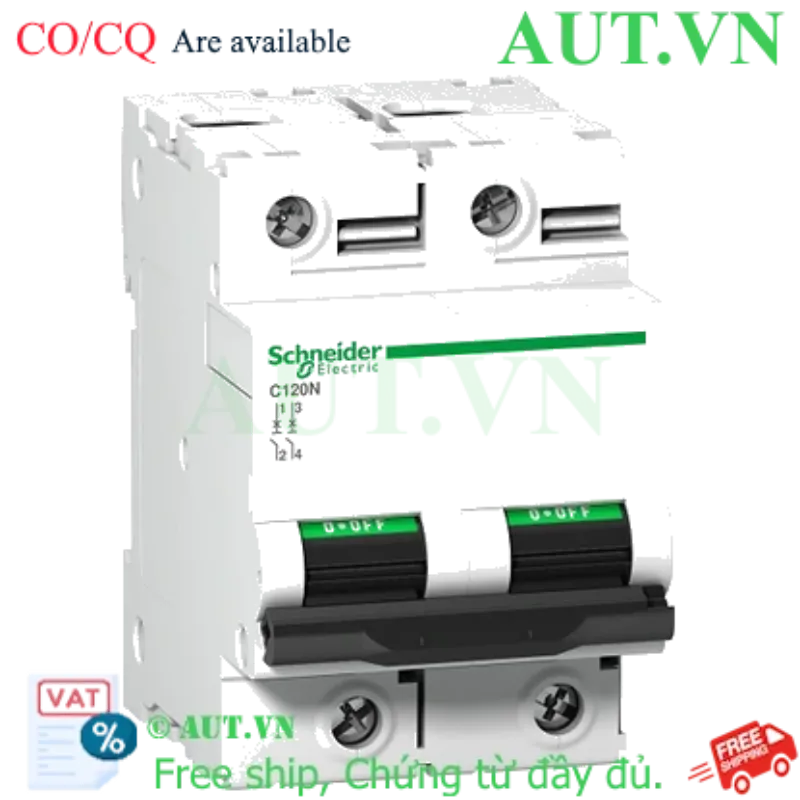 Ảnh của MCB Schneider A9N18360 63A 10kA 2P
