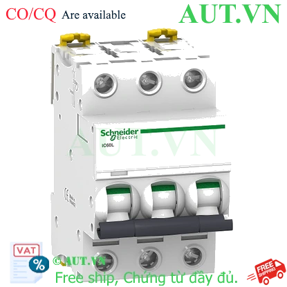 Ảnh của MCB Schneider A9F94340 40A 15kA 3P