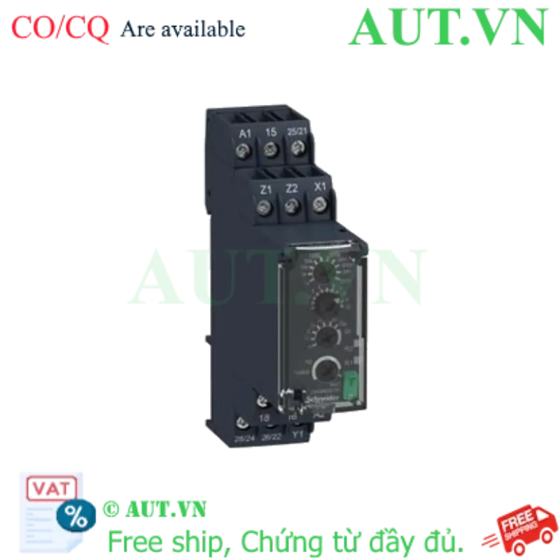 Ảnh của Timer Schneider RE22R2MYMR Đa Năng | 24-240V AC/DC | 2 Tiếp Điểm C/O | AUT VN