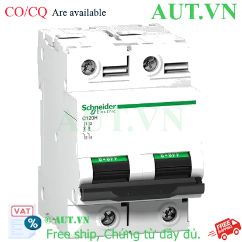 Ảnh của MCB Schneider A9N18458 100A 15kA 2P
