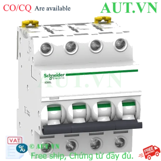 Ảnh của MCB Schneider A9F94440 40A 15kA 4P