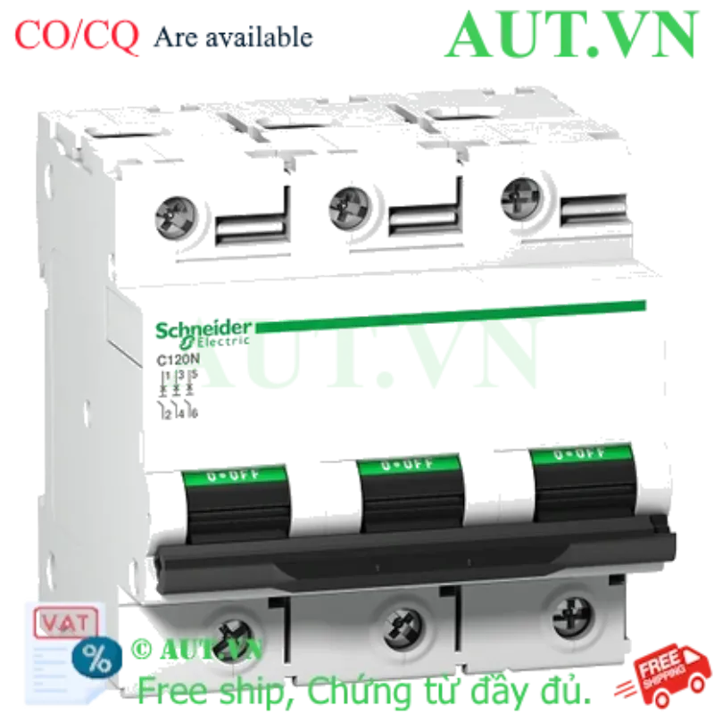 Ảnh của MCB Schneider A9N18364 63A 10kA 3P