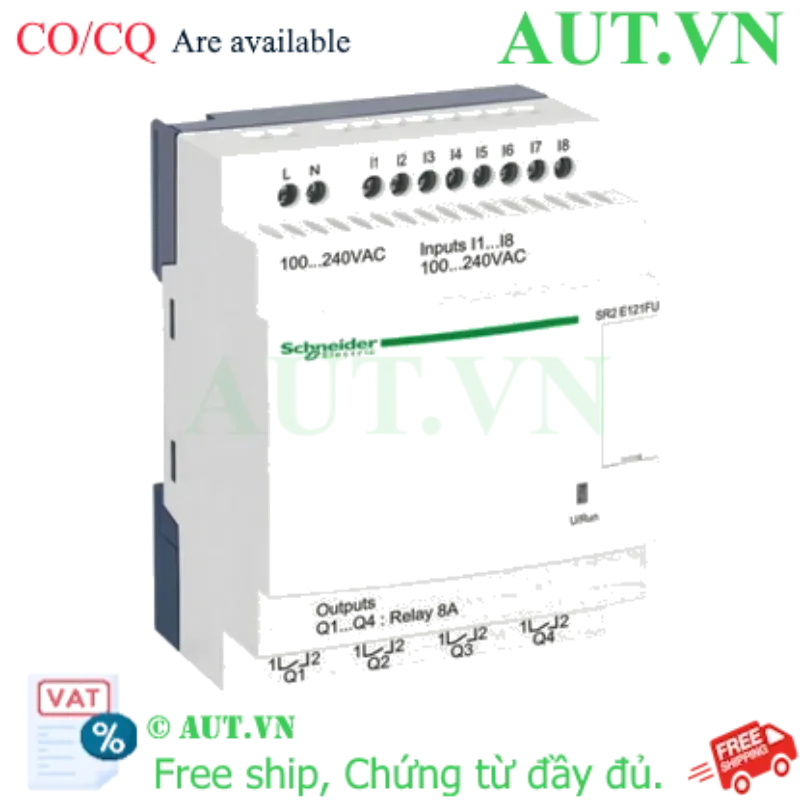 Ảnh của PLC Schneider SR2E121FU 110-220V (8 in/4 out Relay)