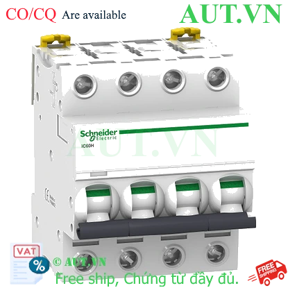 Ảnh của MCB Schneider A9F84450 50A 10kA 4P