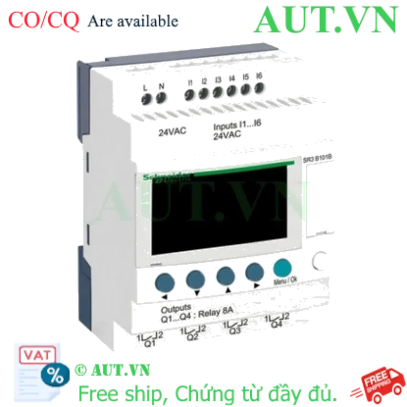 Ảnh của PLC Schneider SR3B101B 24V (6 in/4 out Relay)