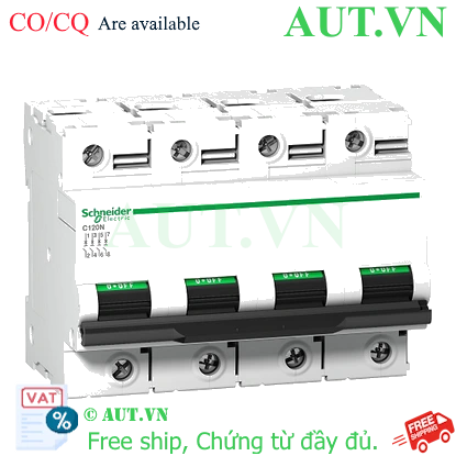 Ảnh của MCB Schneider A9N18371 63A 10kA 4P