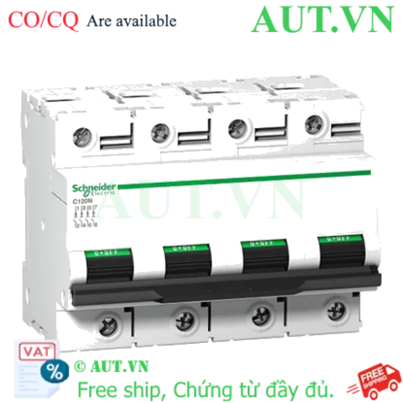 Ảnh của MCB Schneider A9N18376 125A 10kA 4P