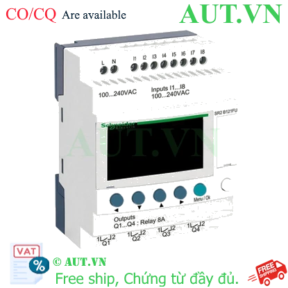 Ảnh của PLC Schneider SR2B121FU 110-220V (8 in/4 out Relay)