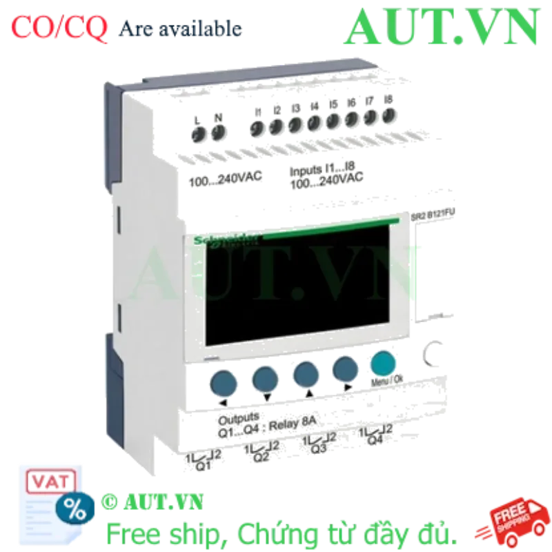 Ảnh của PLC Schneider SR2B121FU 110-220V (8 in/4 out Relay)