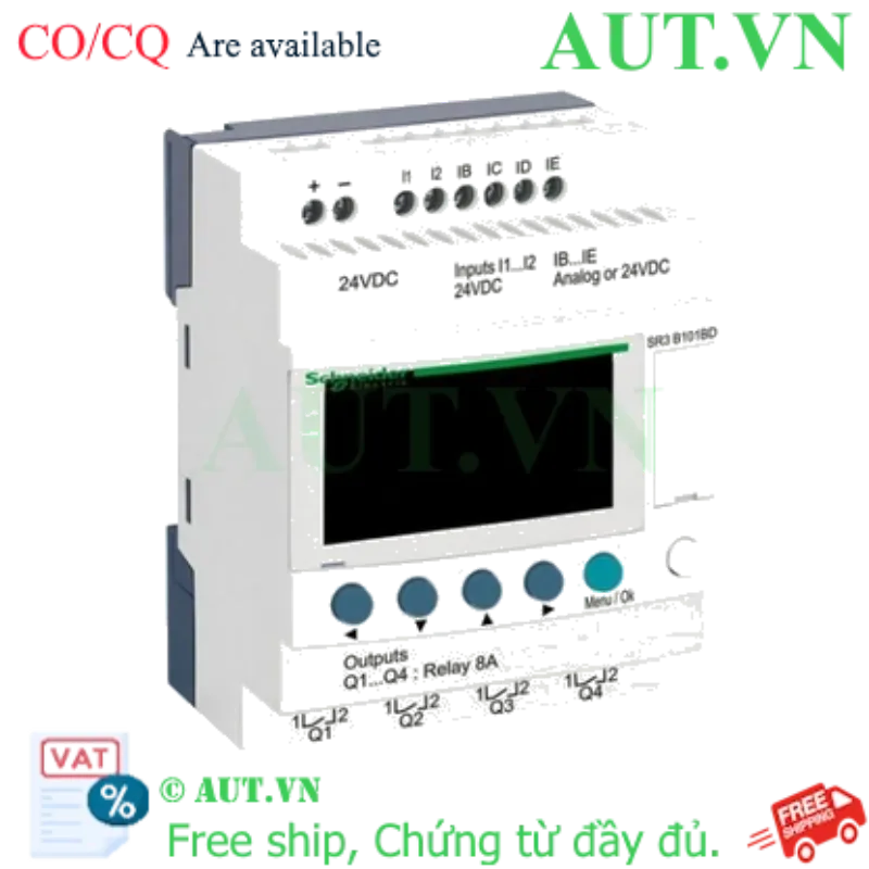 Ảnh của PLC Schneider SR3B101BD 24V (6 in/4 out Relay)