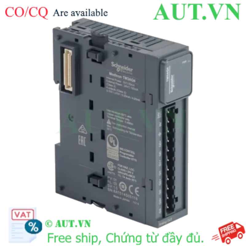 Ảnh của Module Analog Schneider output M221 4AO 12BIT / 11BIT TM3AQ4