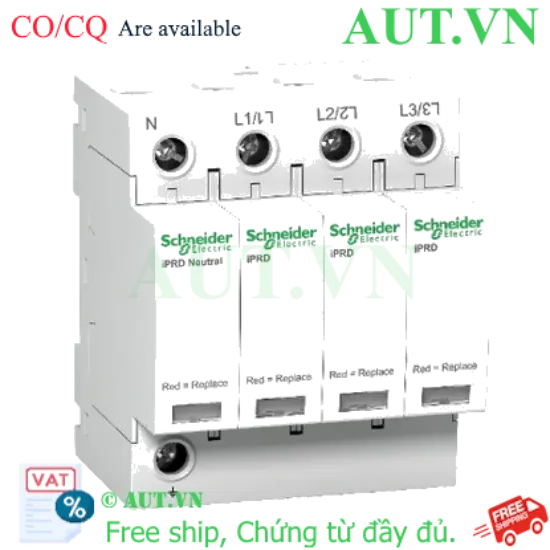 Ảnh của Thiết Bị Chống Sét Lan Truyền Schneider A9L20600 Acti9: 20kA, 3P+N, Chuẩn IEC 61643-11 - AUT VN