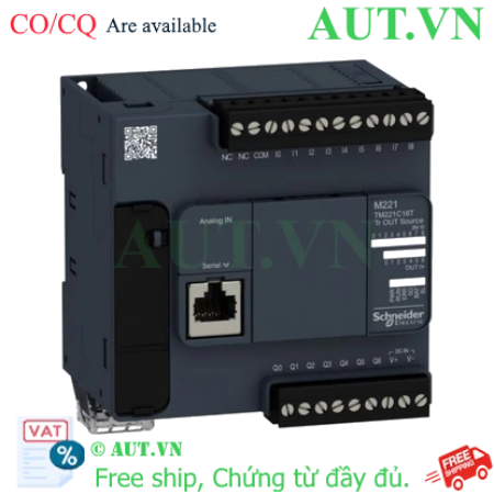 Ảnh của PLC Schneider TM221C16T 24V (9 in/7 out Transistor)