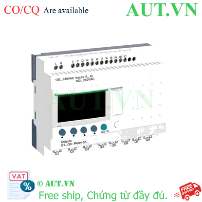 Ảnh của PLC Schneider SR2B201FU 110-220V (12 in/8 out Relay)