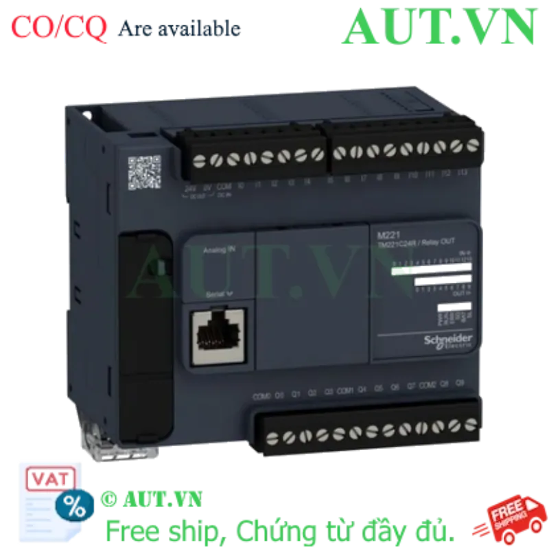Ảnh của PLC Schneider TM221C24R 110-220V (14 in/10 out Relay)