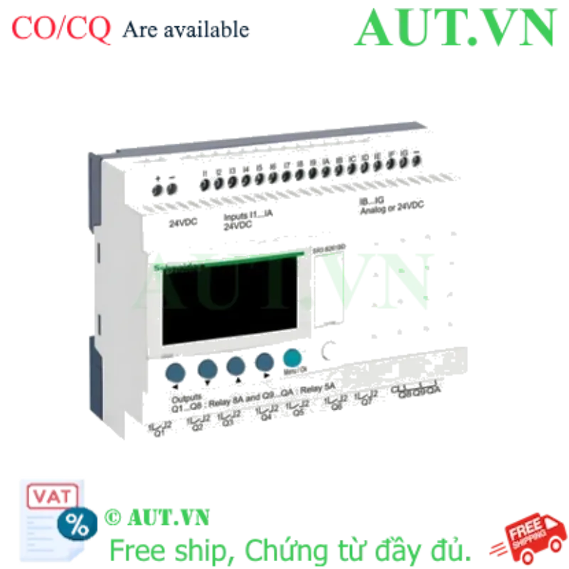 Ảnh của PLC Schneider SR3B261BD Zelio Logic - 16 Ngõ Vào, 10 Ngõ Ra Relay - 24VDC