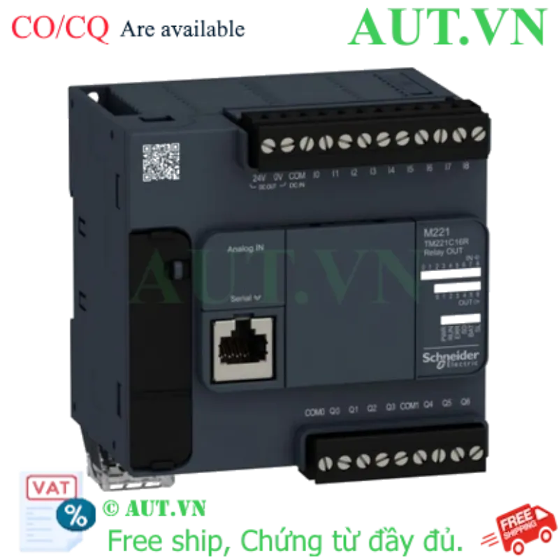 Ảnh của PLC Schneider TM221C16R 110-220V (9 in/7 out Relay)