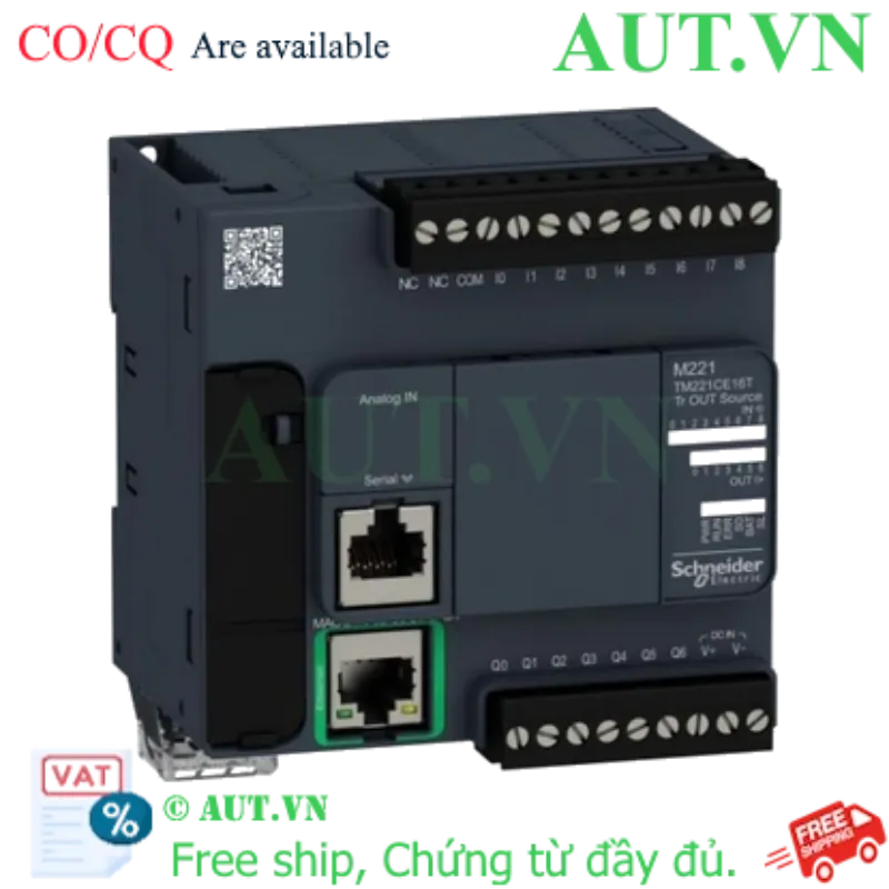 Ảnh của PLC Schneider TM221CE16T 24V (9 in/7 out Transistor)