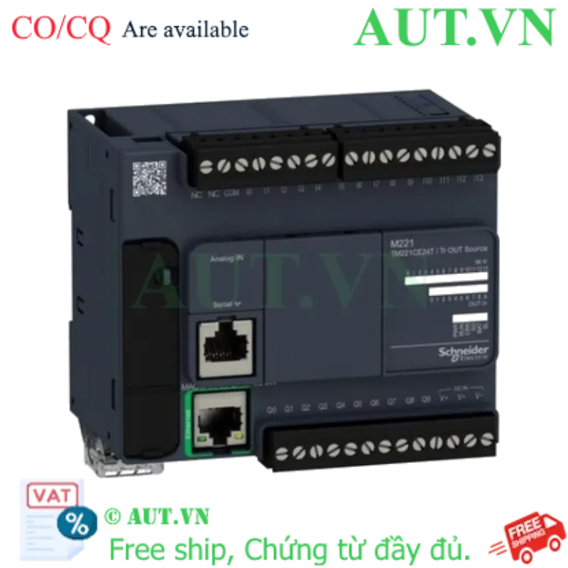 Ảnh của PLC Schneider TM221CE24T 24V (14 in/10 out Transistor)