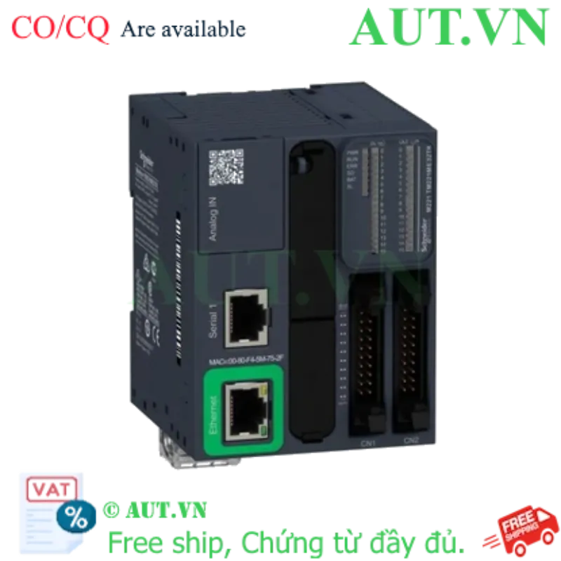 Ảnh của PLC Schneider TM221ME32TK - Tích hợp Ethernet, 16 In/16 Out Transistor, 24VDC