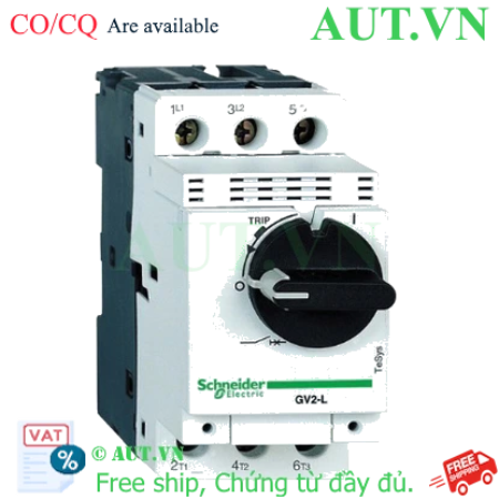 Ảnh của CB bảo vệ động cơ Schneider GV2L03 0.4A 0.06kW