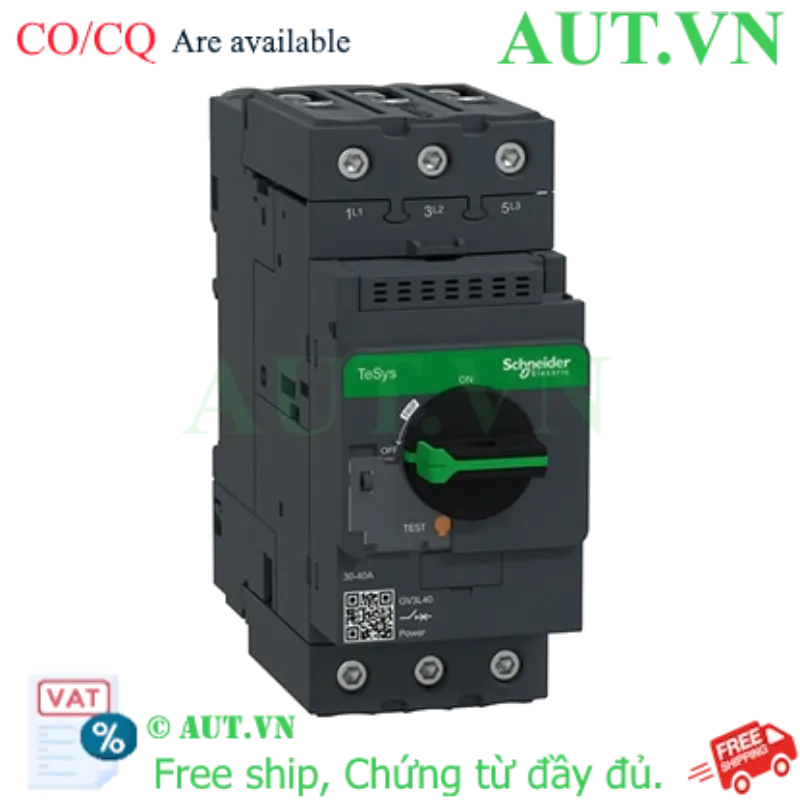 Ảnh của CB bảo vệ motor Schneider GV3L40