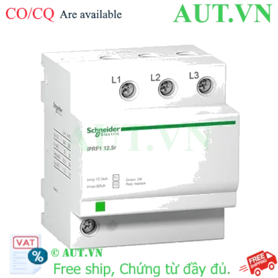 Ảnh của CB chống sét Schneider A9L16633 50kA 3P