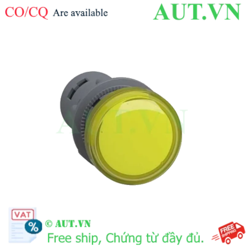 Ảnh của Đèn báo vàng Schneider XA2EVQ8LC 380V 22mm