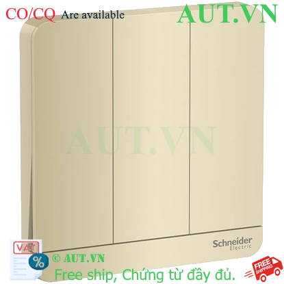 Ảnh của Mặt cho 3 công tắc Schneider E8333_WG_G19