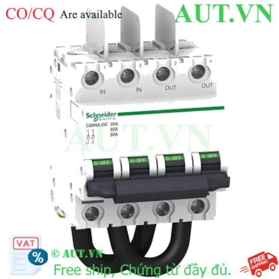 Ảnh của MCB DC Schneider A9N61690 20A 1000VDC 2P