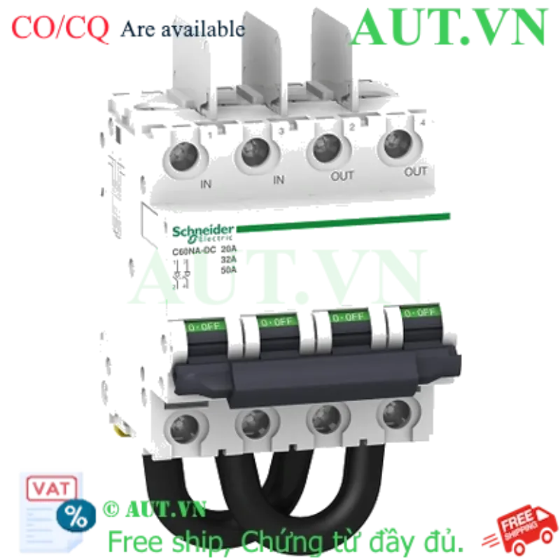 Ảnh của MCB DC Schneider A9N61690 20A 1000VDC 2P