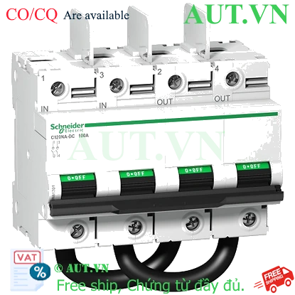 Ảnh của MCB DC Schneider A9N61701 100A 1000VDC 2P