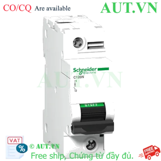 Ảnh của MCB Schneider A9N18356 63A 10kA 1P