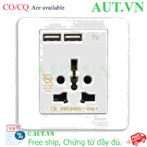 Ảnh của Ổ cắm đa năng và USB đôi E8442616USB_WE_G19