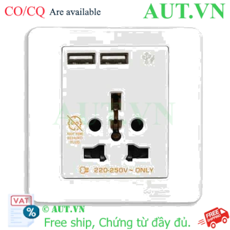 Ảnh của Ổ cắm đa năng và USB đôi E8442616USB_WE_G19