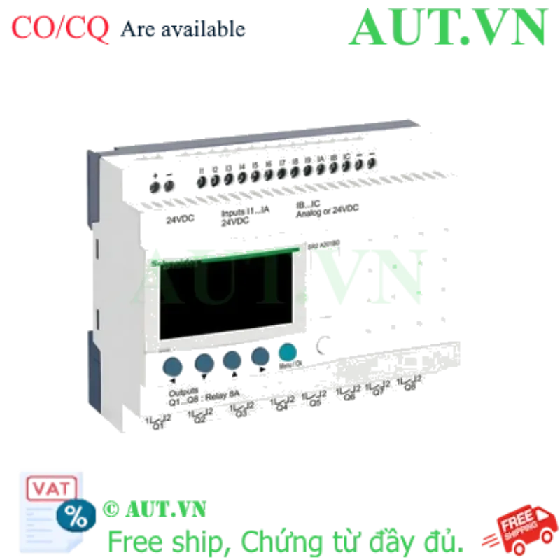 Ảnh của PLC Schneider SR2A201BD 24V (14 in/8 out Relay)