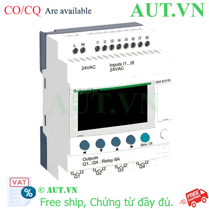Ảnh của PLC Schneider SR2B121B 24V (8 in/4 out Relay)