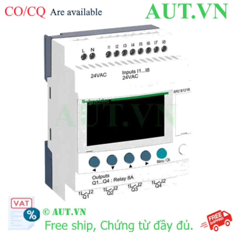 Ảnh của PLC Schneider SR2B121B 24V (8 in/4 out Relay)