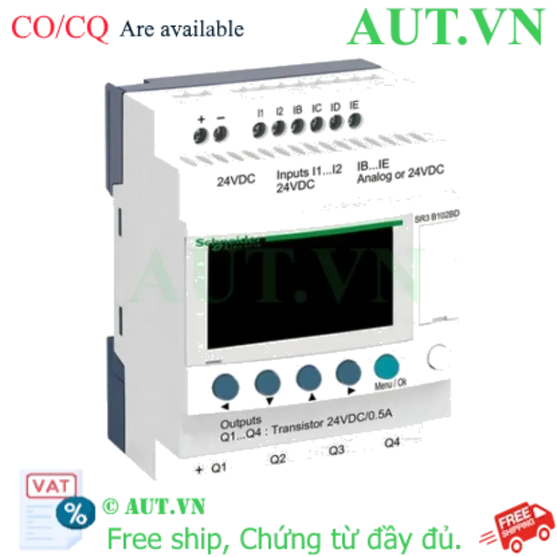 Ảnh của PLC Schneider SR3B102BD 24V (6 in/4 out Relay)