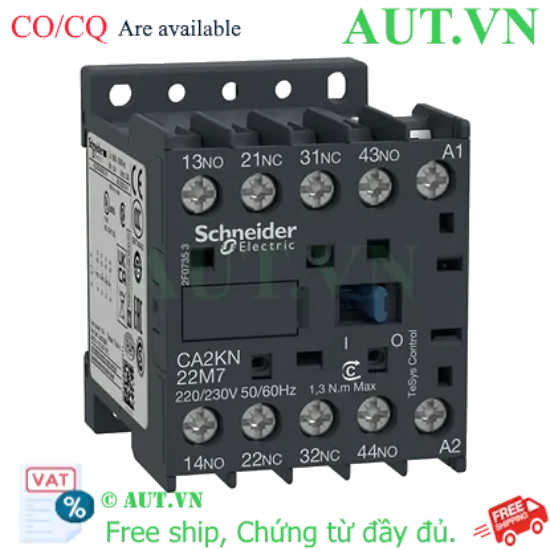 Ảnh của Relay điều khiển Schneider CA2KN22Q7