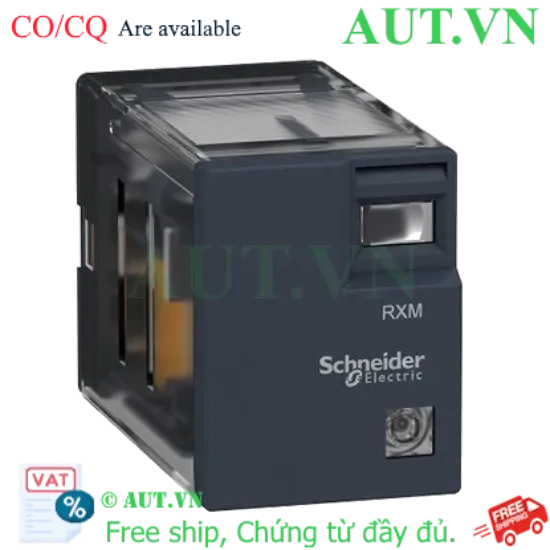 Ảnh của Rơ le trung gian Schneider RXM2LB1ED, 48Vdc, 8 chân