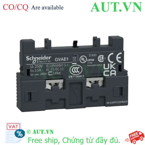 Ảnh của Tiếp điểm phụ Schneider GVAE1