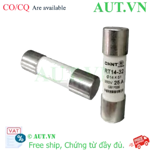 Ảnh của Cầu chì sứ dạng ống 14x32mm CHINT RT14-32 25A 