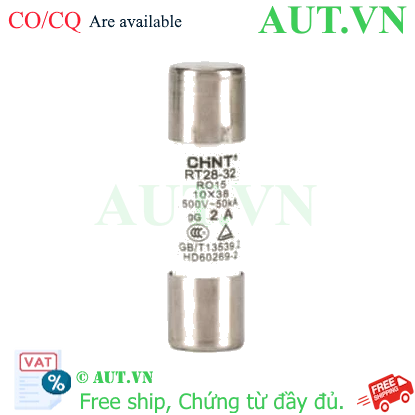 Ảnh của Cầu chì hình ống CHINT RT28-32 2A gG/gL 